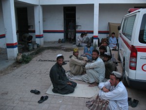 Reisverhalen Pakistan de binnenplaats van de gevangenis