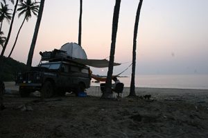 evening at Agonda beach