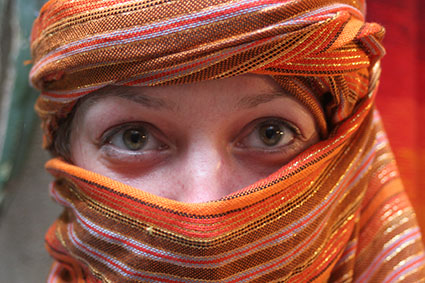 Touareg in de Sahara